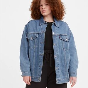 Levi's Blue Trucker Baggy Jean Jacket, 2X NWT